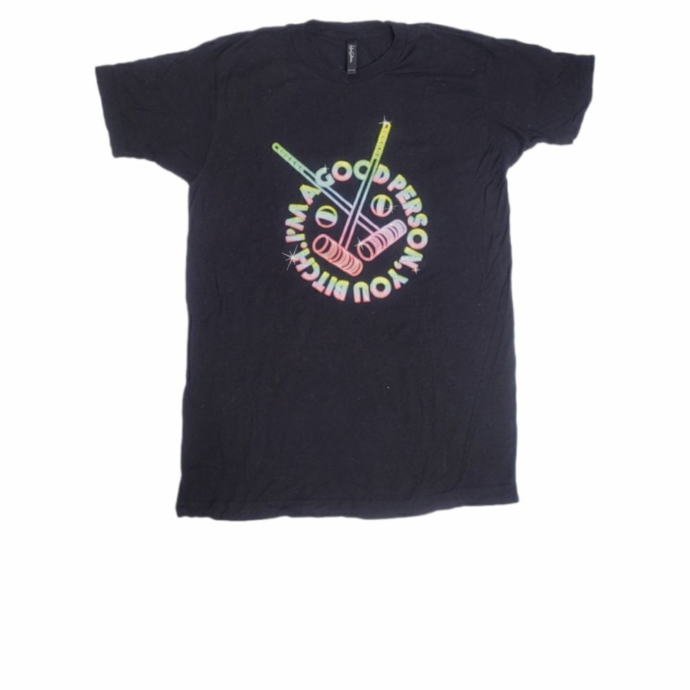 ADAM SELMAN x‎ HEATHERS t-shirt I'm a good person black tee M